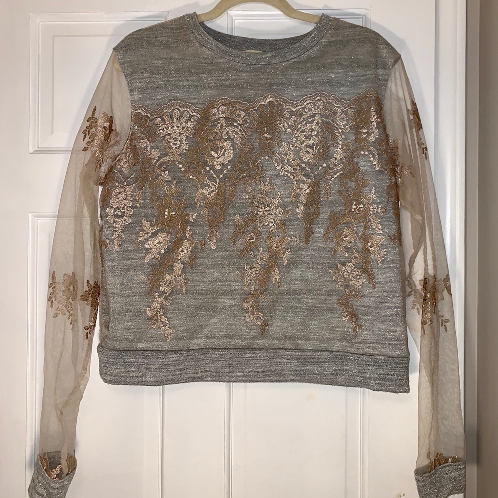 Gold Embroidered Blouse